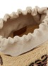 Detail View - Click To Enlarge - LOEWE - Anagram Iraca Palm Canvas Crossbody Pouch