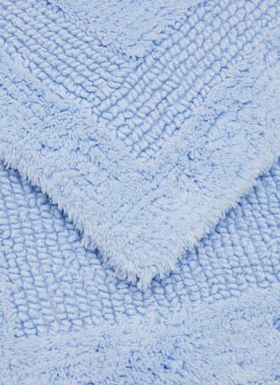 Detail View - Click To Enlarge - ABYSS & HABIDECOR - Super Pile Reversible Bath Mat — Powder Blue
