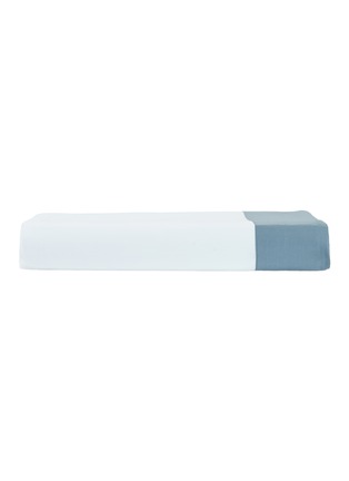 Main View - Click To Enlarge - FRETTE - Bold King Size Duvet Cover — Rainy Sky/Milk