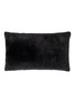 Main View - Click To Enlarge - FRETTE - Luxury Shearling Cushion Cover — Dark Brown