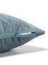 Detail View - Click To Enlarge - FRETTE - Luxury Wool Velvet Cushion Cover — Rainy Sky