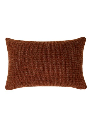 Main View - Click To Enlarge - FRETTE - Adventure Cushion Cover — Deep Rust