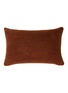 Main View - Click To Enlarge - FRETTE - Adventure Cushion Cover — Deep Rust