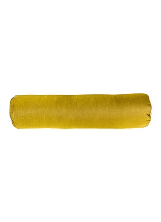 Main View - Click To Enlarge - FRETTE - Allure Neck Roll Cushion Cover — Mustard