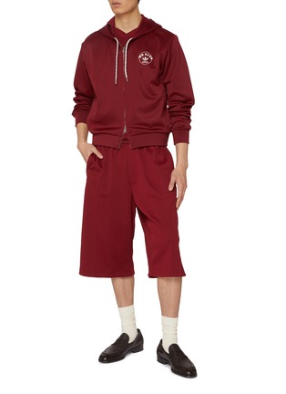 Figure View - Click To Enlarge - ADIDAS - X Wales Bonner Cotton Track Shorts