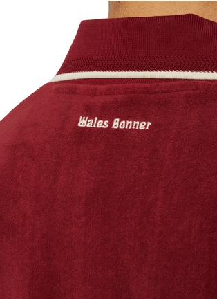  - ADIDAS - X Wales Bonner Cotton Blend Terry Polo Shirt