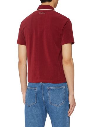 Back View - Click To Enlarge - ADIDAS - X Wales Bonner Cotton Blend Terry Polo Shirt