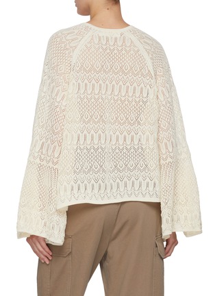 Back View - Click To Enlarge - ZIMMERMANN - Coco Pointelle Lace Top