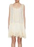 Main View - Click To Enlarge - ZIMMERMANN - Cascadian Lace Cotton Mini Dress