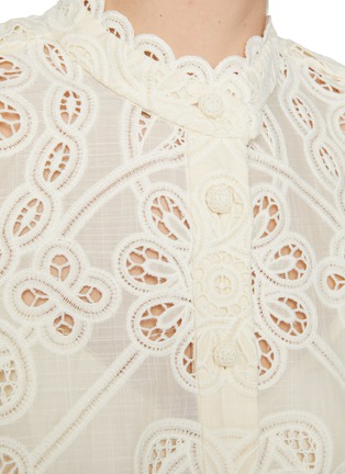  - ZIMMERMANN - Rhiannon Embroidered Cotton Blouse