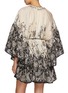 Back View - Click To Enlarge - ZIMMERMANN - Rhiannon Lantern Silk Mini Dress