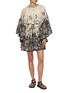 Figure View - Click To Enlarge - ZIMMERMANN - Rhiannon Lantern Silk Mini Dress