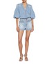 Figure View - Click To Enlarge - ZIMMERMANN - Lucky Denim Short