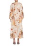 Main View - Click To Enlarge - ZIMMERMANN - Ascension Plunge Midi Dress