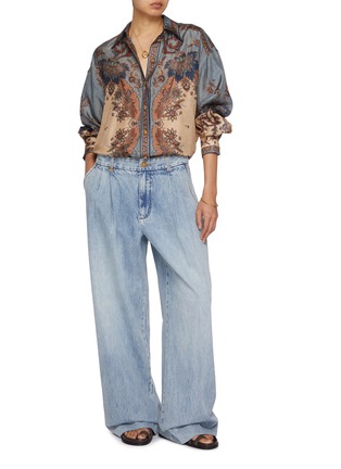 Figure View - Click To Enlarge - ZIMMERMANN - Ascension Manstyle Silk Shirt