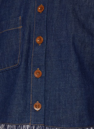  - ZIMMERMANN - Rhiannon Fringe Denim Shirt