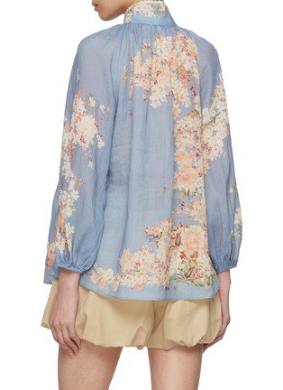 Back View - Click To Enlarge - ZIMMERMANN - Cascadian Billow Blouse