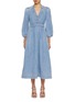 Main View - Click To Enlarge - ZIMMERMANN - Lucky Denim Midi Dress