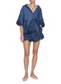 Figure View - Click To Enlarge - ZIMMERMANN - Coco Embroidered Dark Wash Denim Shirt
