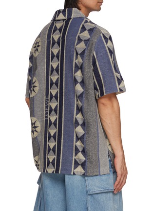 Back View - Click To Enlarge - LOEWE - Compass Print Shirt