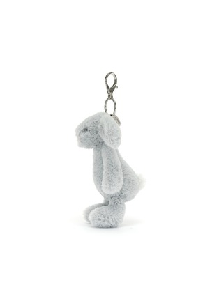 Detail View - Click To Enlarge - JELLYCAT - Bashful Bunny Bag Charm — Silver