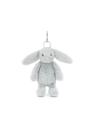 Main View - Click To Enlarge - JELLYCAT - Bashful Bunny Bag Charm — Silver