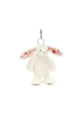 Detail View - Click To Enlarge - JELLYCAT - Blossom Bunny Berry Bag Charm — Cream