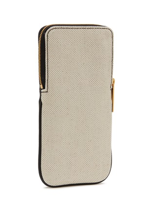 Figure View - Click To Enlarge - L/UNIFORM - Canvas Leather Glasses Case N°65