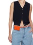 Figure View - Click To Enlarge - L/UNIFORM - Small Leather Envelope N°181