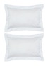 Main View - Click To Enlarge - CELSO DE LEMOS - Bourdon Pillowcase Set Of 2 — 360 Sky Blue