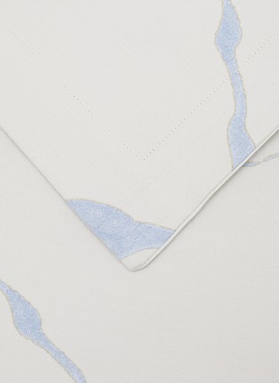 Detail View - Click To Enlarge - CELSO DE LEMOS - Jessie Queen Size Duvet Cover — Sky Blue