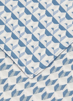 Detail View - Click To Enlarge - CELSO DE LEMOS - Savour Bedcover — Ciel