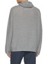 Back View - Click To Enlarge - GOLDWIN - Perforated Wholegarment Wool Blend Knit Top