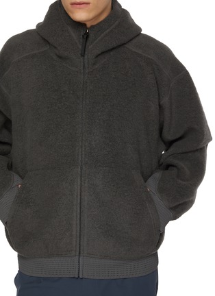  - GOLDWIN - Zip Up Wool Blend Fleece Hoodie