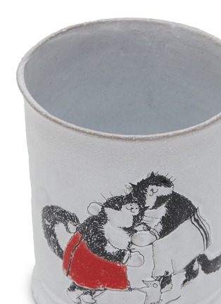 Detail View - Click To Enlarge - ASTIER DE VILLATTE - X Grace Coddington Blanket and Jimi's Break Mug
