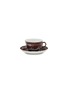 GINORI 1735 Oriente Italiano Tea Cup and Saucer Set — Castagna