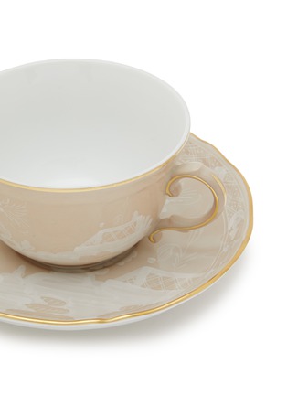 Detail View - Click To Enlarge - GINORI 1735 - Oriente Italiano Tea Cup and Saucer Set — Meringa