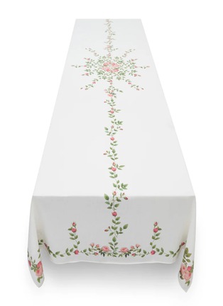  - SUMMERILL & BISHOP - Rose Trellis Linen Tablecloth