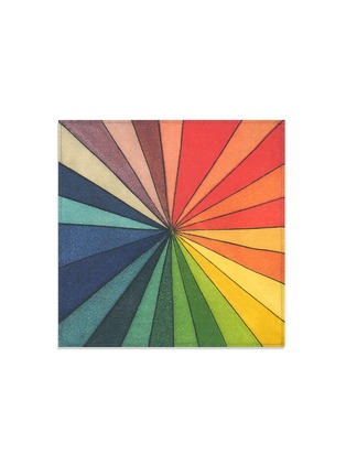 Main View - Click To Enlarge - SUMMERILL & BISHOP - X John Derian Colour Wheel Linen Napkin