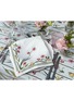 Detail View - Click To Enlarge - SUMMERILL & BISHOP - Gladioli Linen Napkin
