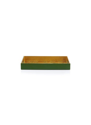 Detail View - Click To Enlarge - SUMMERILL & BISHOP - Gold Leaf Ivy Rectangular Lacquered Tray