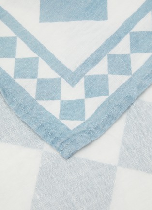 Detail View - Click To Enlarge - SUMMERILL & BISHOP - X Claridges Chequered Linen Napkin