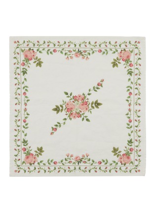 Main View - Click To Enlarge - SUMMERILL 
BISHOP - X John Derian Rose Trellis Linen Napkin