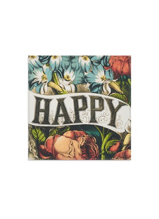 Main View - Click To Enlarge - SUMMERILL & BISHOP - X John Derian Happy Linen Napkin