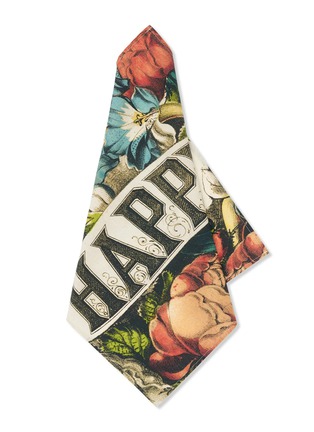  - SUMMERILL & BISHOP - X John Derian Happy Linen Napkin