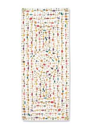 Main View - Click To Enlarge - SUMMERILL & BISHOP - X John Derian Fungi Mushroom Linen Tablecloth — White