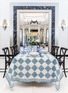 Detail View - Click To Enlarge - SUMMERILL & BISHOP - X Claridges Chequered Linen Tablecloth