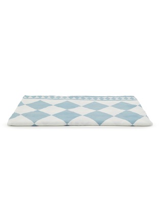 Main View - Click To Enlarge - SUMMERILL & BISHOP - X Claridges Chequered Linen Tablecloth
