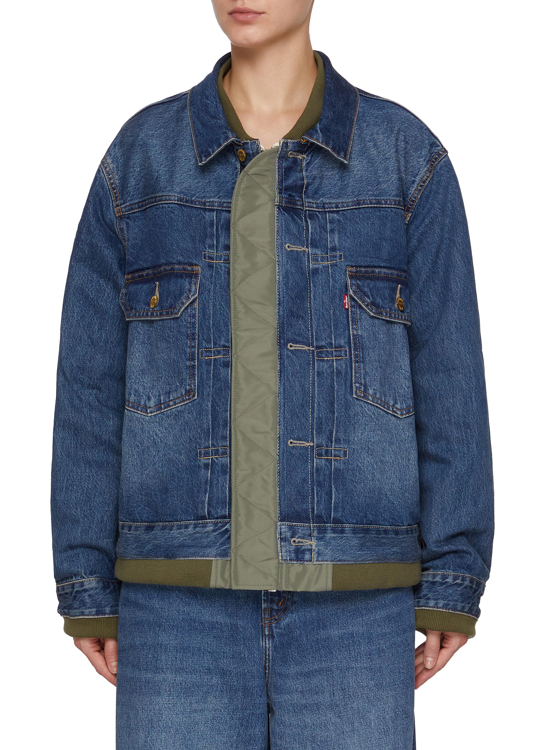 ディズニープリンセスのベビーグッズも大集合 | SACAI x Lane | Women | Jacket Blouson Reversible Levi's Gジャン+デニムジャケット