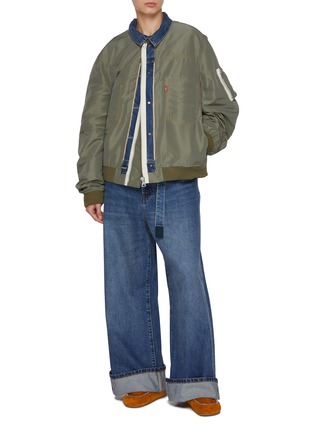 Figure View - Click To Enlarge - SACAI - x Levi's Reversible Blouson Jacket
